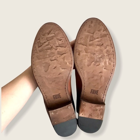 Frye Carson Chelsea Cognac Leather Cute Ankle Boot - Picture 14 of 16